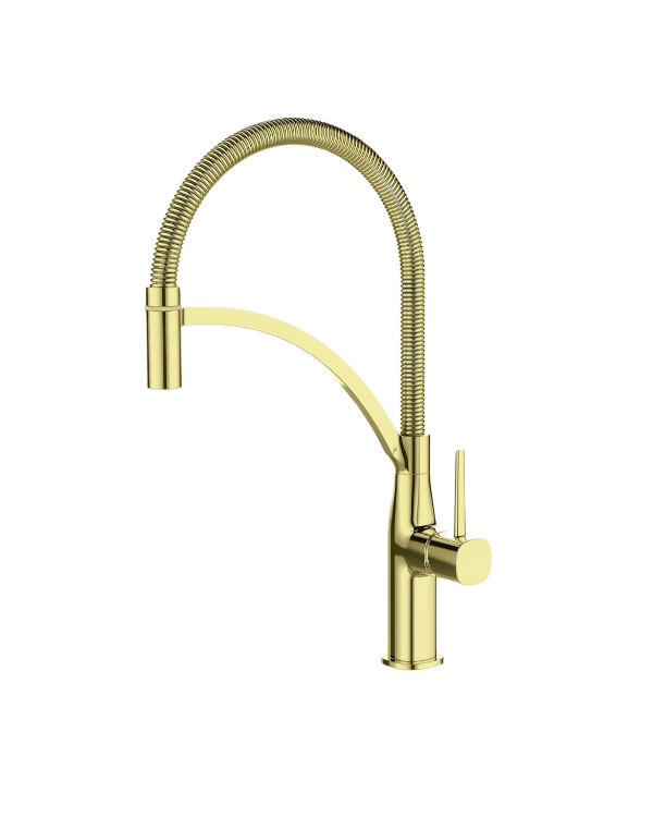 KITCHEN MIXER PIN TYPE BRUSHED BRASS