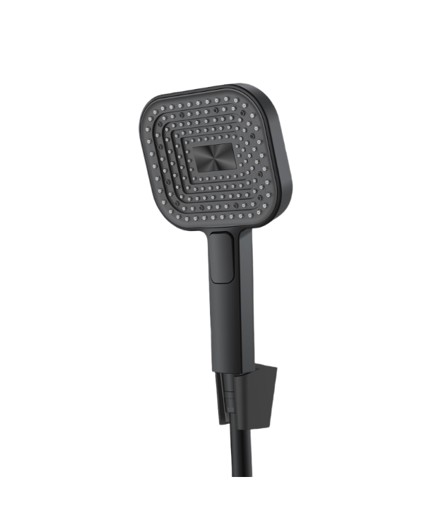 H/SHOWER LUXUS SQUARE BLACK