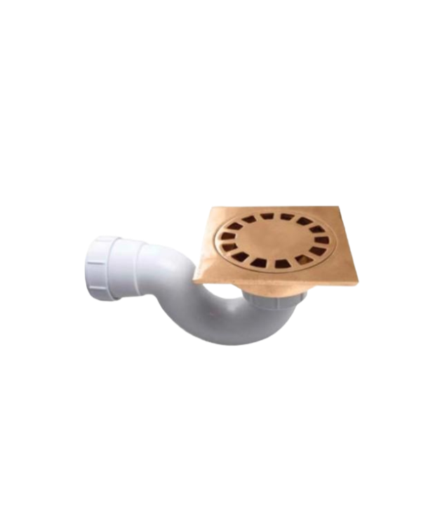 SHOWER TRAP 100MM R/GOLD
