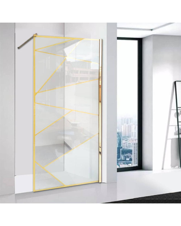 SHOWER SCREEN GOLD 1.2X2M