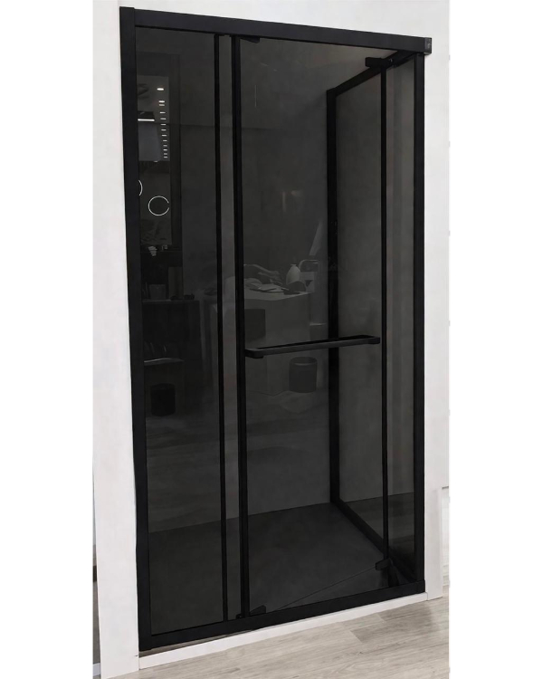 SLIDING CASCADE SHOWER BLACK