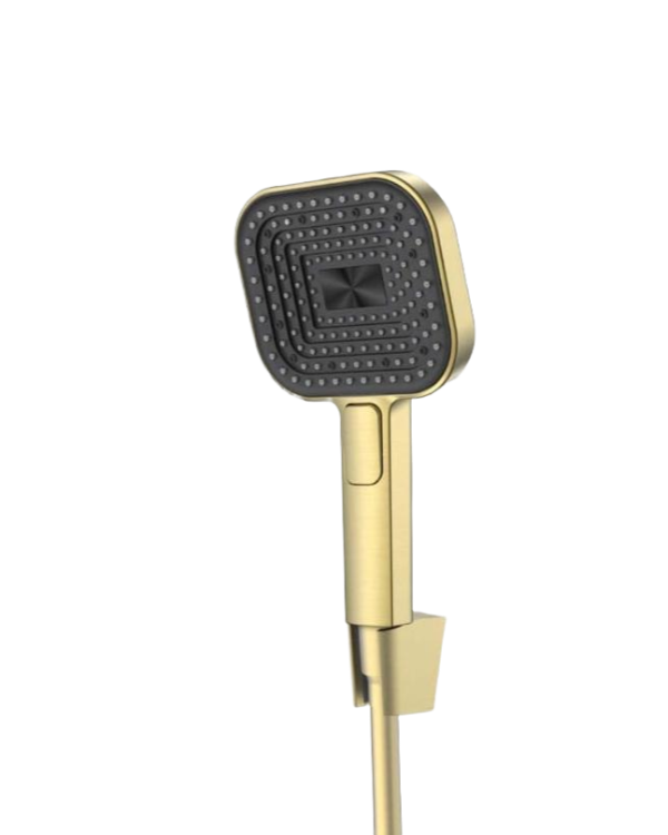 HAND SHOWER LUXUS SQUARE B/BRASS
