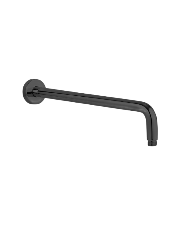SHOWER ARM ROUND BLACK