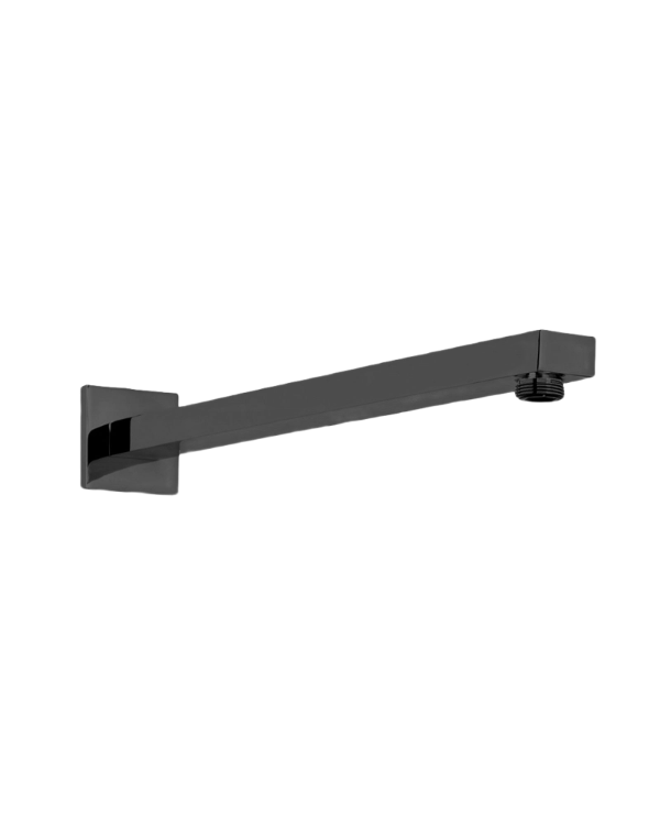 SHOWER ARM SQUARE BLACK